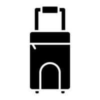 Travel Luggage Icon Style vector