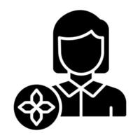 Massage Therapist Icon Style vector