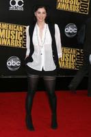 Sarah Silverman arriving to the 2008 American Music Awards  at the Nokia Theater in Los Angeles CANovember 23 20082008 photo