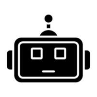 Robotics Eye Icon Style vector