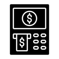 Atm Fees Icon Style vector