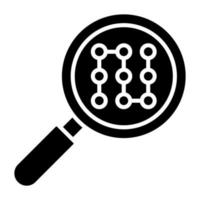 Pattern Recognition Icon Style vector