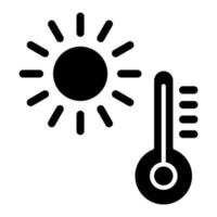 Hot Weather Icon Style vector