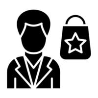 Customer Icon Style vector