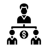 Complex Sales Icon Style vector