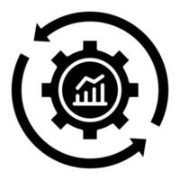 Optimization Icon Style vector