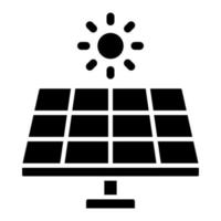 Solar Panel Icon Style vector