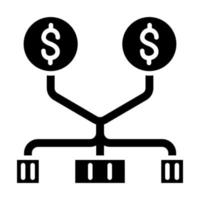 Financing Options Icon Style vector