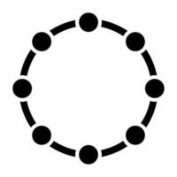 Beads Icon Style vector
