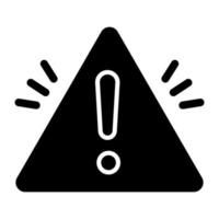 Warning Sign Icon Style vector