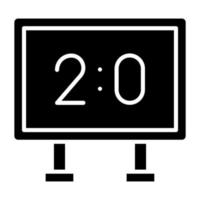 Scoreboard Icon Style vector