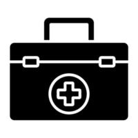 Medical Kit Icon Style vector