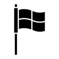 Offside Flag Icon Style vector