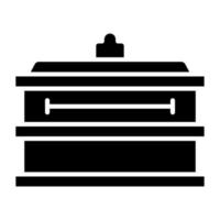 People Coffin Icon Style vector