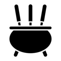 Incense Icon Style vector