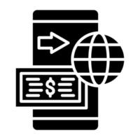 Remittance Icon Style vector