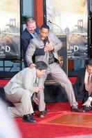 Will SmithWill Smith Handprint and Footprint Ceremony Graumans Chinese Theater ForecourtDecember 10 2007Los Angeles CA2007 photo