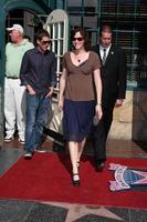 Eric Szmanda  Jorja Fox  at  the Hollywood Walk of Fame Star Ceremony for WIlliam Petersen in front of Mussos  Franks Resturant in Los Angeles CA on February 3 20092008 photo