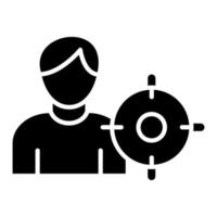 Target Audience Icon Style vector