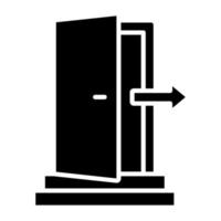 Exit Icon Style vector