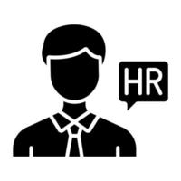 Human Resources Icon Style vector