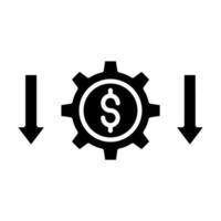 Low Income Icon Style vector