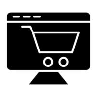 Ecommerce Platform Icon Style vector