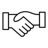 Handshake Icon Style vector