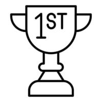 First Prize Icon Style vector