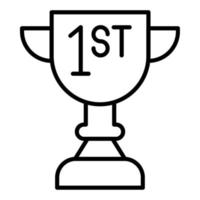 First Prize Icon Style vector