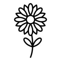 Flowers Icon Style vector