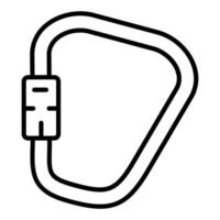 Carabiner Icon Style vector