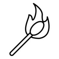 Fire Starter Icon Style vector