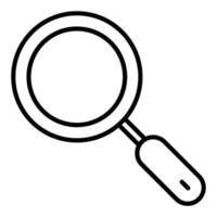 Magnifying Glass Icon Style vector