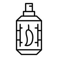 Pepper Spray Icon Style vector