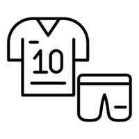 Deportes vestir icono estilo vector