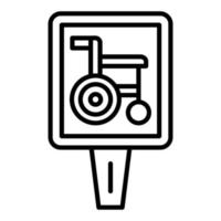 Disabled Icon Style vector