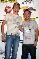 Corin Nemic  David Faustino arriving at the Wrath of Con Party at the Hard Rock Hotel in San Diego CA on July 24 20092009 photo