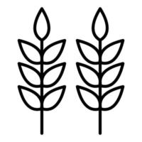 Crops Icon Style vector