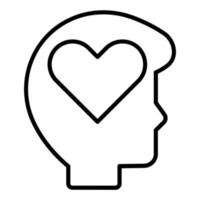 Emotional Intelligence Icon Style vector