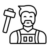 Blacksmith Icon Style vector