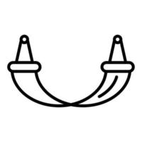 Hammock Icon Style vector