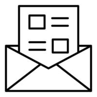 Newsletter Icon Style vector