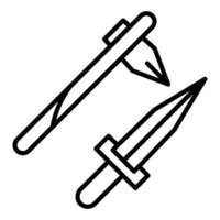 Bronze Age Icon Style vector