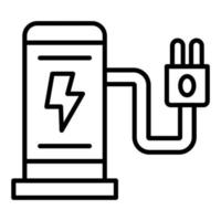 Charging Stand Icon Style vector