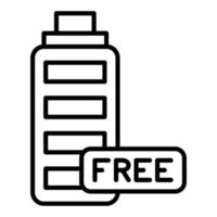 Free Charging Icon Style vector