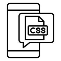 Css Icon Style vector