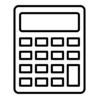 Calculator Icon Style vector