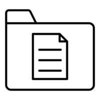 Files Icon Style vector