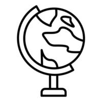 Globe Stand Icon Style vector